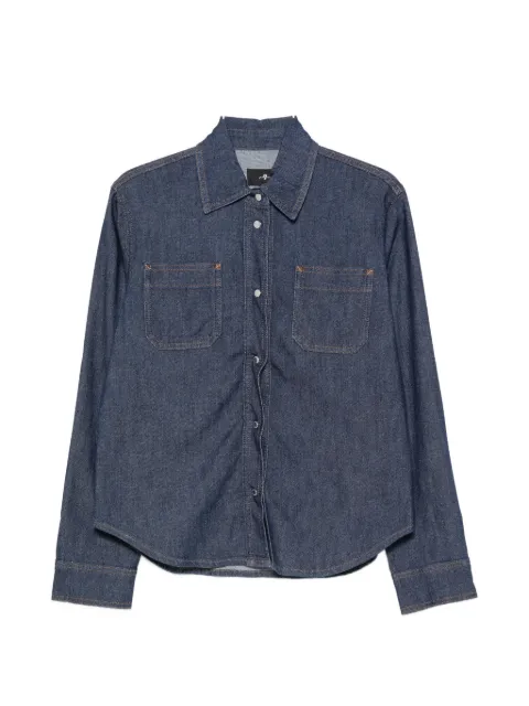 7 For All Mankind Halona Classic denim shirt Blue 7UCR0R70
