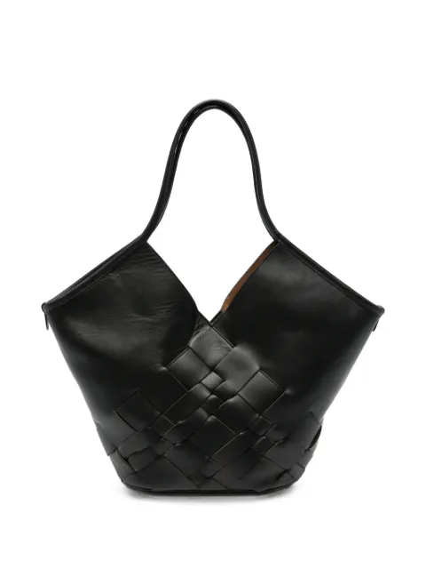 Hereu Coloma leather shoulder bag Black COLLEWBA26