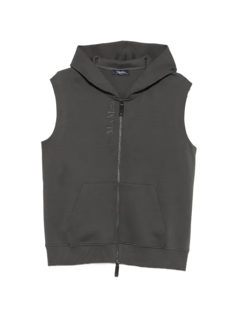 'S Max Mara Smmballo sleeveless zip-fastening hoodie Grey 2629926011