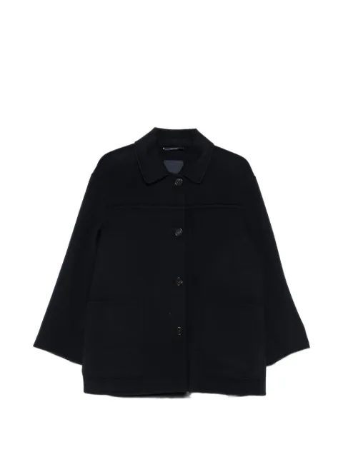 'S Max Mara single-breasted wool coat Blue 26290860116
