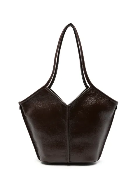 Hereu Calella leather tote bag Brown CALSSHWBA26