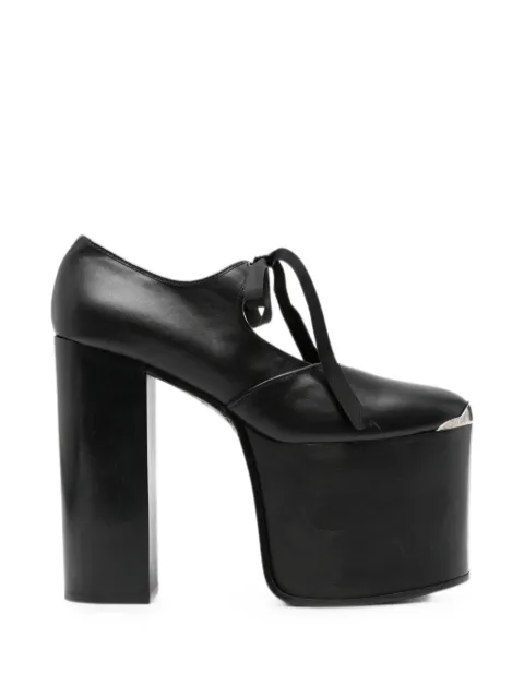 Enfants Riches Déprimés round-toe lace-up pumps Black 110682
