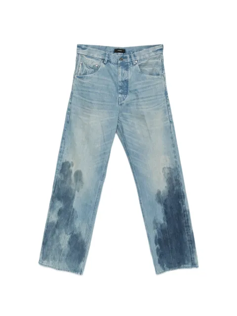 Purple Brand faded wide-leg denim jeans Blue P018
