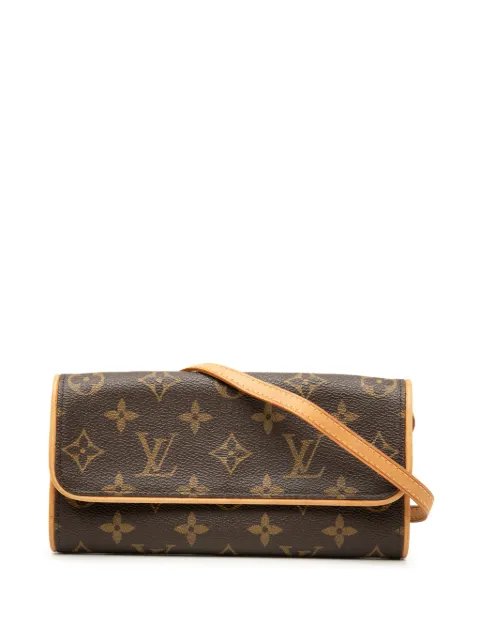 Louis Vuitton Pre-Owned 2002 Monogram Pochette Twin PM crossbody bag Brown RIB9JSKDA0SBLZ22