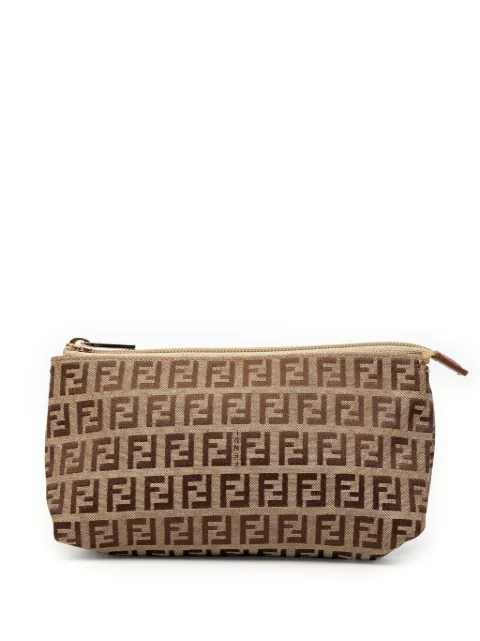 Fendi Pre-Owned 1990-2000 Zucchino Canvas pouch Brown KSR5D3UCNGJW84AL