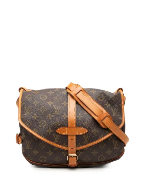 Louis Vuitton Pre-Owned 1996 Monogram Saumur 30 crossbody bag Brown 0E4RC0M5QHUWB94P