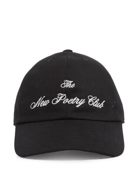 Ann Demeulemeester embroidered baseball cap Black B0014644FA788