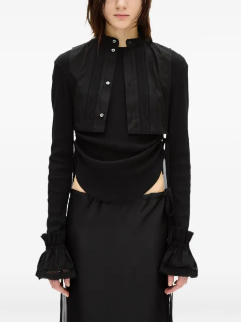Ann Demeulemeester Suna ruffled cuffs Black B0014432FA026