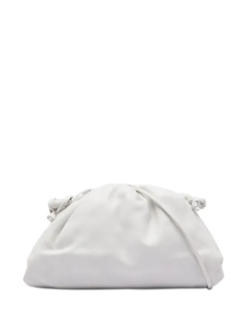 Bottega Veneta Pre-Owned 2012-2026 Lambskin The Mini Pouch crossbody bag White N2RDS7DT7E85JIWN