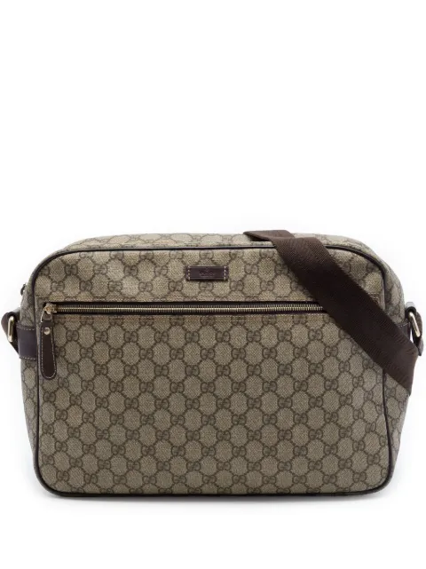 Gucci Pre-Owned 2016-2026 GG Supreme crossbody bag Neutrals K5QWOS00EI4UCS11