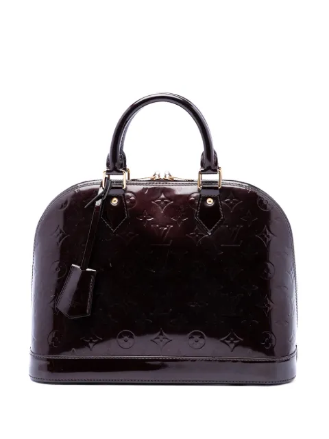 Louis Vuitton Pre-Owned 2010-2014 Monogram Vernis Alma PM handbag Purple 2EEWSHTQHC3SFO46