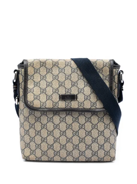 Gucci Pre-Owned 2016-2026 GG Supreme crossbody bag Neutrals DJKNMWEF8EWWYCKE