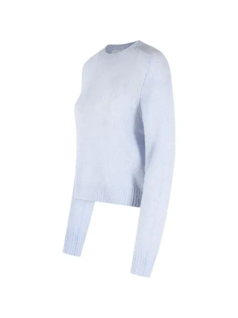Lisa Yang Solene ribbed-trim sweater Blue 2026021