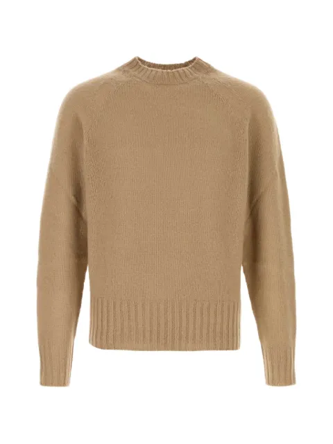 TOM FORD round-neck raglan-sleeve sweater Neutrals KCL089YMK133