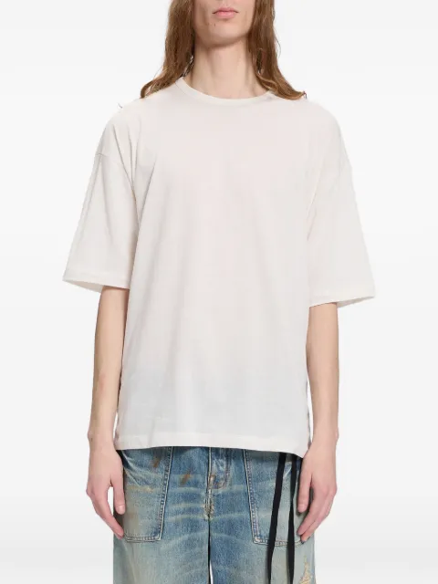 Ann Demeulemeester text-print cotton T-shirt White B0014669FA206
