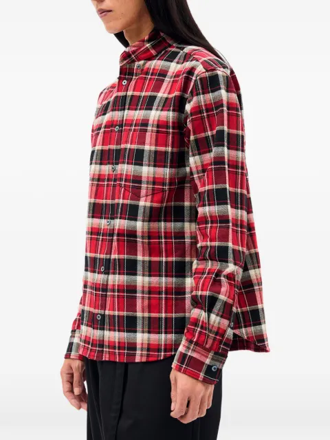 Ann Demeulemeester check-print shirt Red B0014309FA751