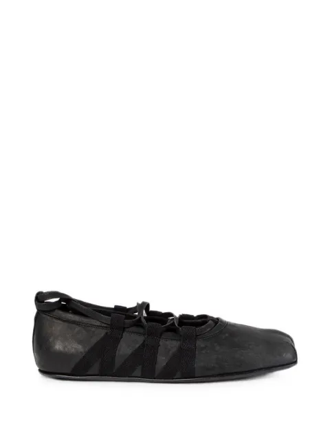Ann Demeulemeester Fiep lace-up ballet flats Black B0014403LT203