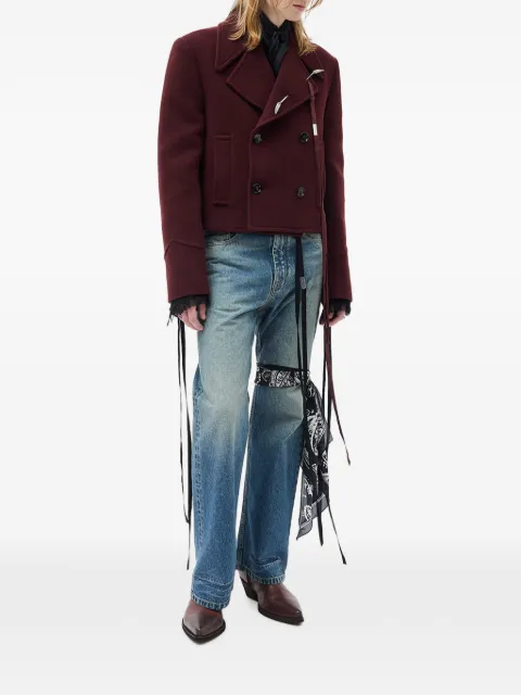 Ann Demeulemeester Dalmar double-breasted jacket Red B0014253FA510