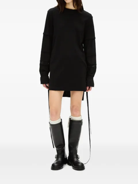 Ann Demeulemeester Lucina panelled T-shirt mini dress Black B0014228FA045