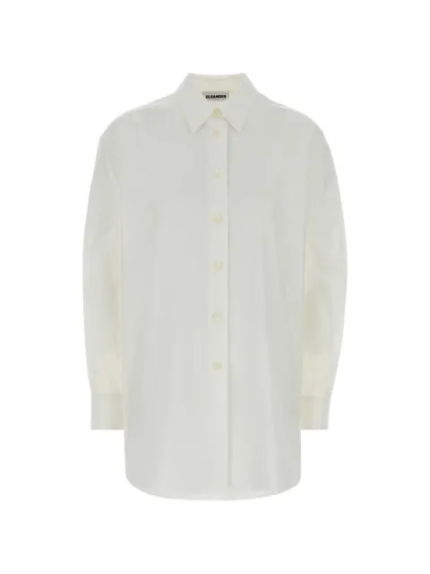 Jil Sander poplin long-sleeve shirt White J02DL0319J45342