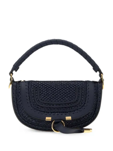 Chloé mini Marcie shoulder bag Blue CH26UP927R60