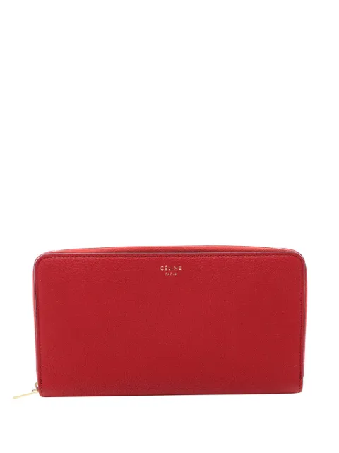 Celine Pre-Owned 2012-2019 Leather Wallet long wallets Red DWEXWPNSRNFW2TDX