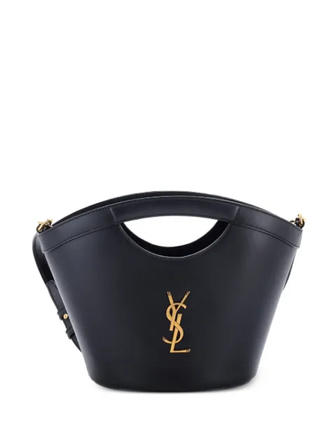 Saint Laurent Pre-Owned Celia Tote Leather Mini bucket bag Black XRSX8JCM348D2A3P