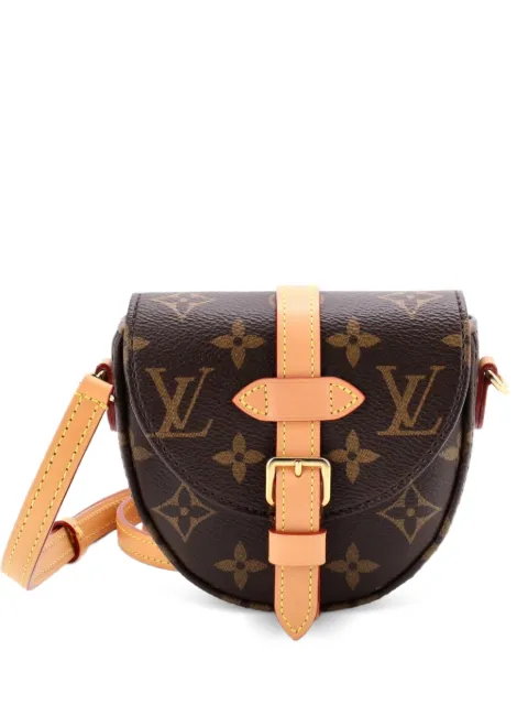 Louis Vuitton Pre-Owned Chantilly NM Handbag Monogram Canvas Micro crossbody bag Brown GY4S237KOZKLOHGW