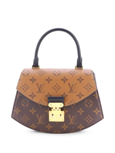 Louis Vuitton Pre-Owned Tilsitt Top Handle Bag Reverse Monogram Canvas crossbody bag Black BK7N8BA0SMECNQ8Q
