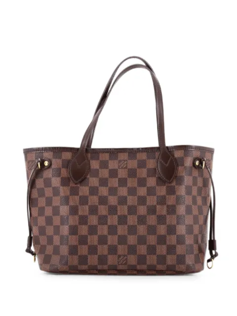 Louis Vuitton Pre-Owned Neverfull Damier PM tote bag Brown 4V7P2EHJQSBDAD1U