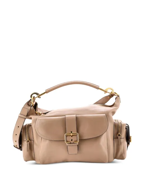 Chloé Pre-Owned Camera Leather Large shoulder bag Neutrals 4DX6BPJY1UKGNNUR