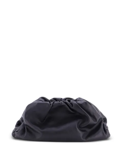 Bottega Veneta Pre-Owned The Pouch Leather clutch bag Black R4VD8FJVV3IZY4QJ