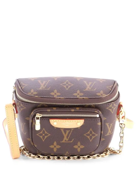 Louis Vuitton Pre-Owned Bum Bag Monogram Canvas Mini belt bag Brown KSI4BAWRUWXLDS1J