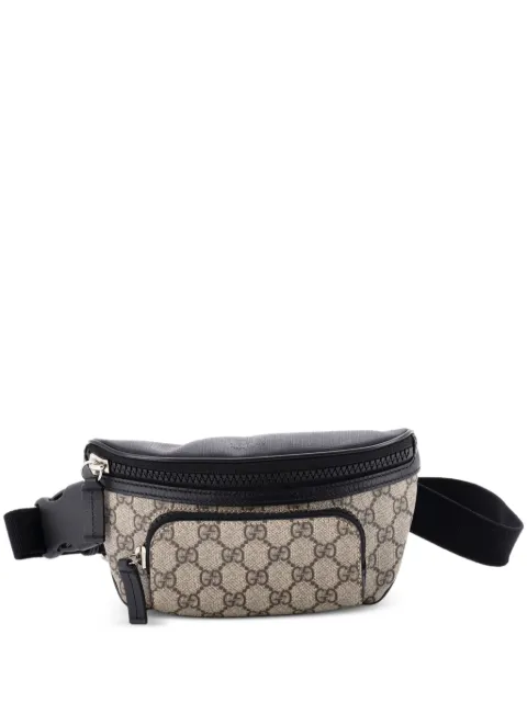 Gucci Pre-Owned Eden Waist Bag GG Coated Canvas Medium belt bag Black GEBREY9ZYVSEA68Q