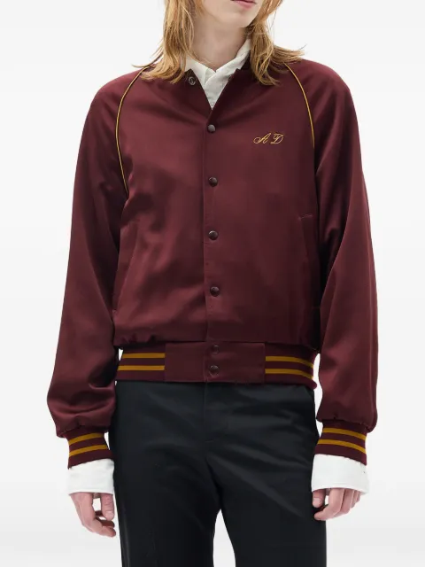 Ann Demeulemeester embroidered bomber jacket Red B0014256FA647
