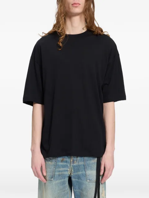 Ann Demeulemeester lettering-print cotton T-shirt Black B0014552FA206
