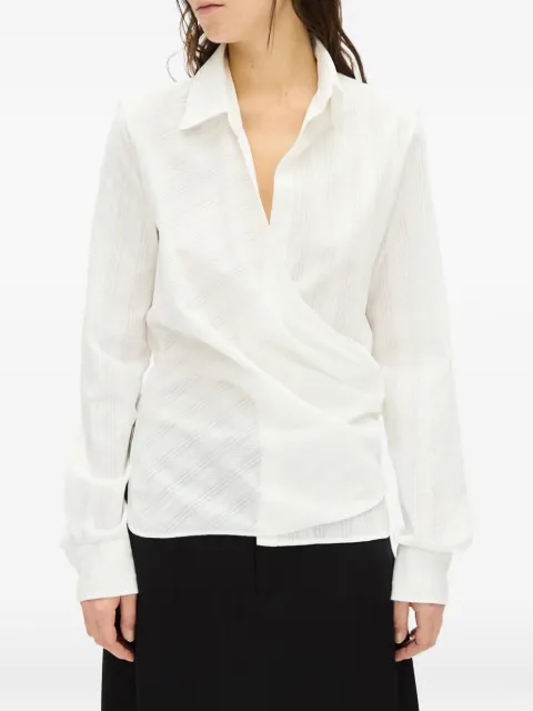 Ann Demeulemeester Alba wrap-style shirt White B0013790FA752
