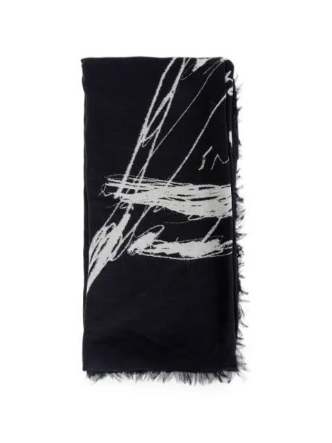Ann Demeulemeester Vesta scarf Black B0014352FA593
