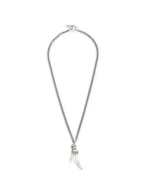 Ann Demeulemeester Mikke charm necklace Silver B0014289OT018