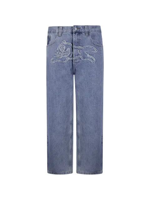 ICECREAM Running Dog embroidered jeans Blue ICDP26266