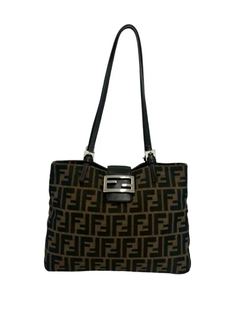 Fendi Pre-Owned 2000-2010 Zucca Canvas tote bag Brown WVTYUBF5G5VBUPF0