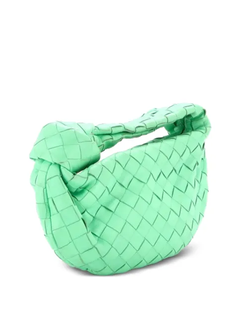 Bottega Veneta Pre-Owned BV Jodie Intrecciato Nappa Mini hobo bag Green N159JWL0HEUKO3OU