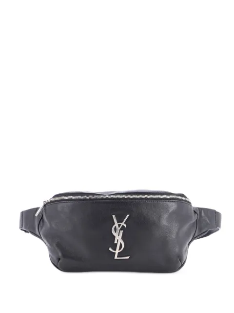 Saint Laurent Pre-Owned Classic Monogram Leather belt bag Black H0BA5XOA4G1Y2NFX