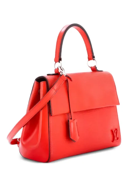 Louis Vuitton Pre-Owned Cluny Top Handle Bag Epi Leather BB satchel Red 82SDU9AE207YOWMQ