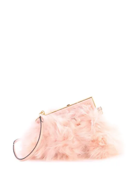 Fendi Pre-Owned First Bag Fur Small shoulder bag Pink 21ZQUQA2G8XPHJZE