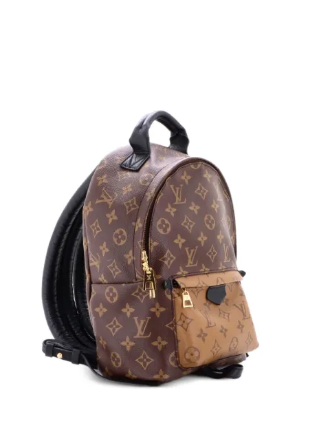Louis Vuitton Pre-Owned Palm Springs Reverse Monogram Canvas PM backpack Brown 10W7RGLM1363R9OY