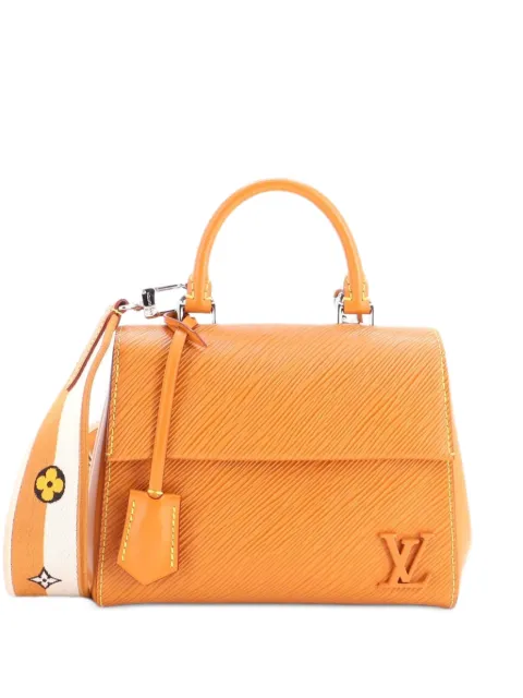 Louis Vuitton Pre-Owned Cluny Top Handle Bag Epi Leather Mini satchel Brown E7I2MDTNOI768GML