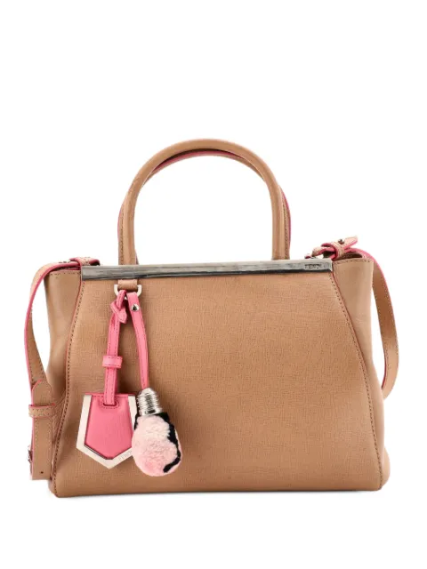 Fendi Pre-Owned 2Jours Bag Leather Petite satchel Brown Y1ZYTU54CUCTXULL