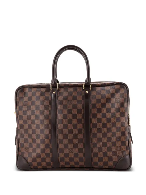 Louis Vuitton Pre-Owned Porte-Documents Voyage Bag Damier PM business bag Brown E0SY3Q4B4GP41BEK