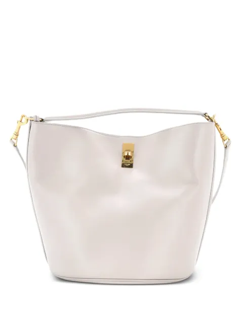 Celine Pre-Owned 16 Bag Leather bucket bag Grey 8Q06VOLQ19B01CV9